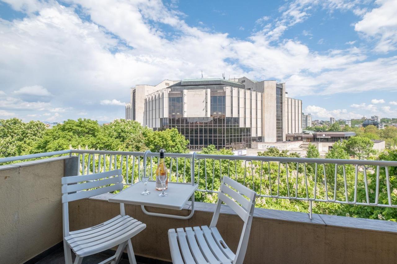Sunrise 1Bdrm View Apartment Ndk Congress Centre Sofia Buitenkant foto
