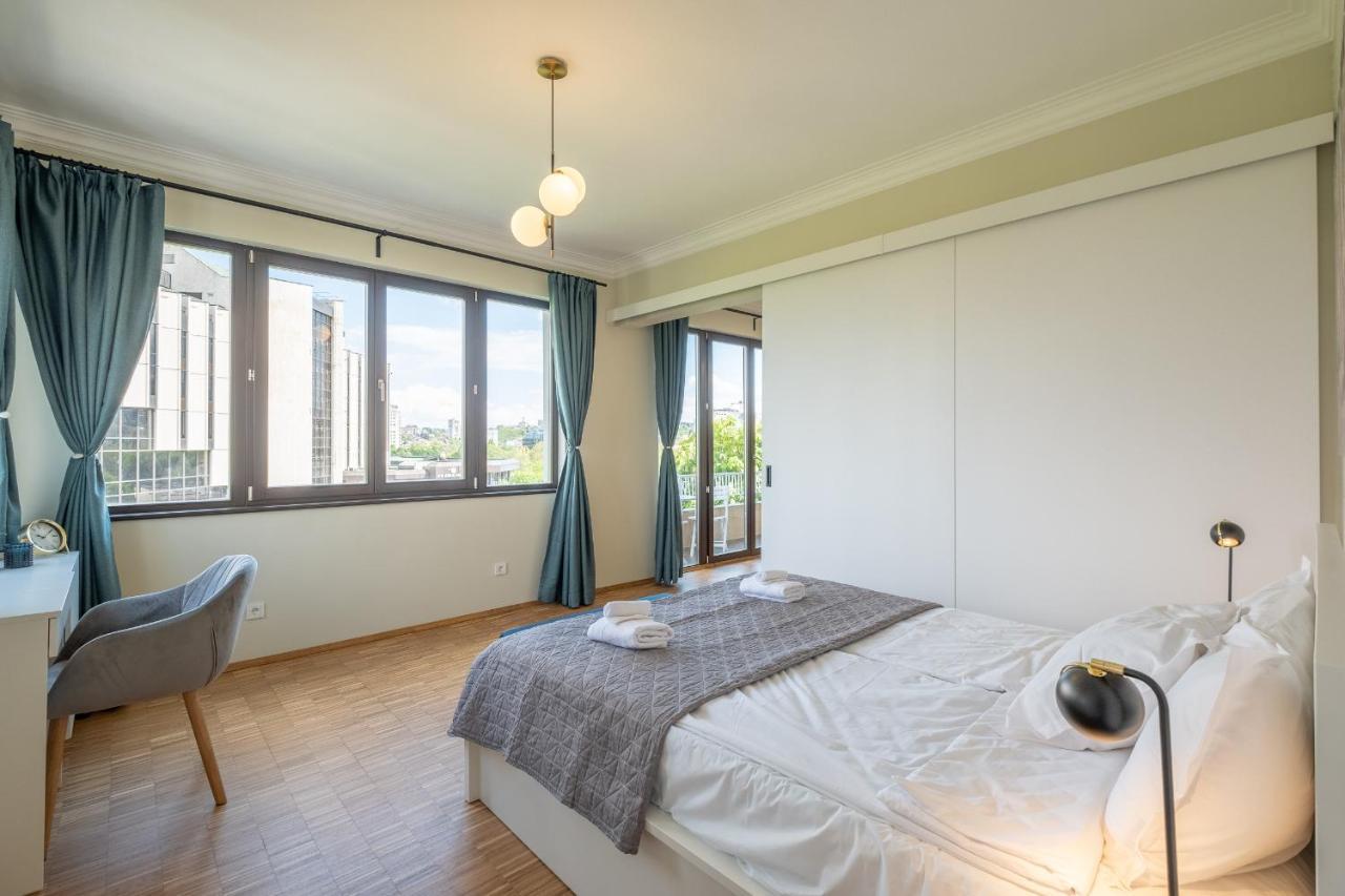 Sunrise 1Bdrm View Apartment Ndk Congress Centre Sofia Buitenkant foto